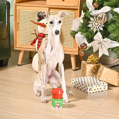 Happy Woofmas – Snowman Puppuccino | TPR Rubber Dog Toy