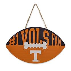 TENNESSEE FOOTBALL SHAPE SIGN