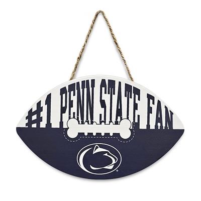 PENN STATE FOOTBALL SHAPE SIGN
