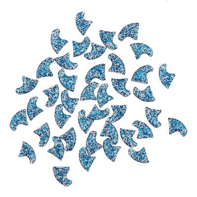 Blue Sparkle Feline Large Nail Caps by Soft Claws