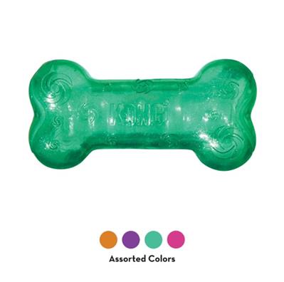 KONG® Squeezz® Crackle Bone Dog Fetch Toy Assorted Medium