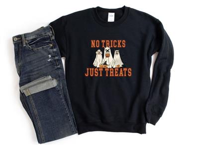 Halloween Shirt | Sweatshirt | Unisex Crew Neck | Crewneck Sweatshirt | Dog Lover | CREW HALLOWEEN GHOST | People Shirt