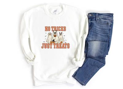 Halloween Shirt | Sweatshirt | Unisex Crew Neck | Crewneck Sweatshirt | Dog Lover | CREW HALLOWEEN GHOST | People Shirt