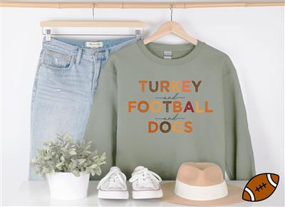 Thanksgiving Shirt | Football Shirt | Fall Tee | Crewneck Sweatshirt | Dog Lover | CREW THANKSGIVING | People Shirt