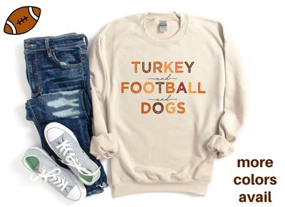 Thanksgiving Shirt | Football Shirt | Fall Tee | Crewneck Sweatshirt | Dog Lover | CREW THANKSGIVING | People Shirt