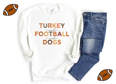 Thanksgiving Shirt | Football Shirt | Fall Tee | Crewneck Sweatshirt | Dog Lover | CREW THANKSGIVING | People Shirt