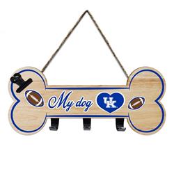KENTUCKY BONE SHAPE SIGN WITH HOOKS