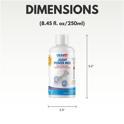 UBAVET JOINT POWER MEG Max Joint Care Liquid for Dogs