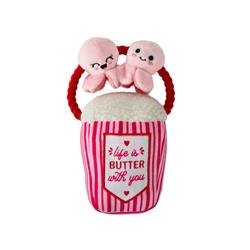 My Heart Pops For You Plush Dog Toy