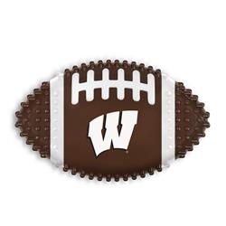 Wisconsin Hard Nylon Football Chew Toy