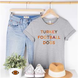 Football Shirt | Dog Mom Shirt | Dog Shirts | Printed Tshirt | Human Dog Gear | Unisex | FOOTBALL and DOGS SHIRT