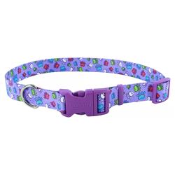 PET ATTIRE Styles Adjustable Collar 5/8 x 10-14 Purple Special Paws