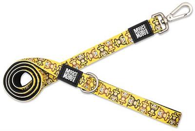 MAX&MOLLY Classic Neoprene Leash Monkey Maniac L 1" x 4ft