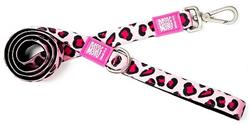 MAX&MOLLY Classic Neoprene Leash Pink Leopard M 7/8" x 4ft