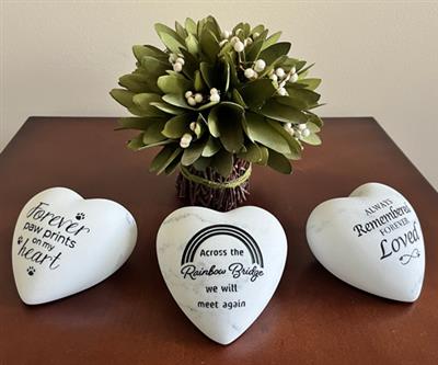 Memorial Heart Stones