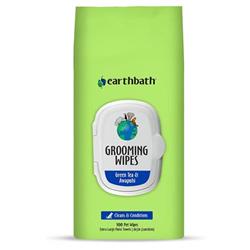 EARTHBATH Grooming Wipes Green Tea & Awapuhi 100ct