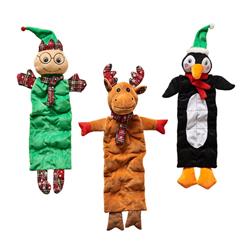 ETHICAL/SPOT Holiday Multi Squeaker Dog Toy Asst 18"