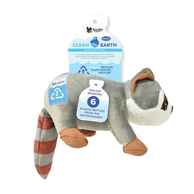SPUNKY PUP Clean Earth Raccoon Small