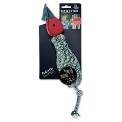 SPUNKY PUP Fly & Fetch Rope Duck