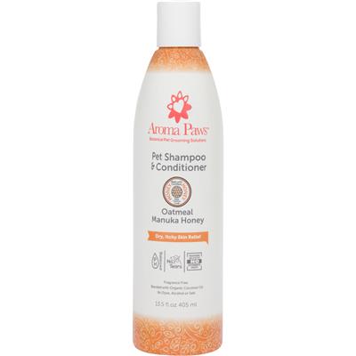 Oatmeal Manuka Honey Dog Shampoo & Conditioner in One (13.5 oz)- CASE OF 12