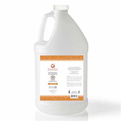 Oatmeal Manuka Honey Dog Shampoo & Conditioner in One Gallon - CASE OF 4