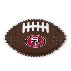 SAN FRANCISCO 49ERS HARD NYLON FOOTBALL CHEW TOY