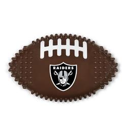 LAS VEGAS RAIDERS HARD NYLON FOOTBALL CHEW TOY