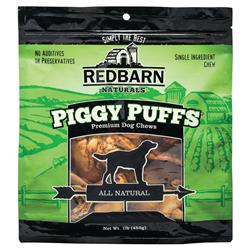 Redbarn Pet Products Naturals Piggy Puffs Dog Treat 1ea/1 lb