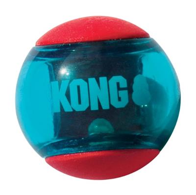 KONG® Squeezz Action Ball Dog Chew Toy Red Medium