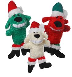HOLIDAY Loofa Dog Santa Mini