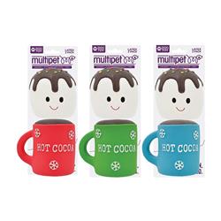MULTIPET Holiday Latex Hot Cocoa/Marshmallow 2pk
