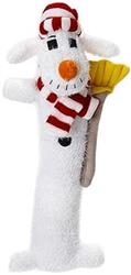 MULTIPET Holiday Loofa Dog Snowman 12" Small