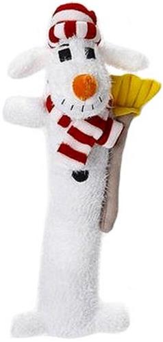 MULTIPET Holiday Loofa Dog Snowman 12" Small