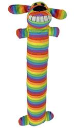 MULTIPET Loofa Dog - Rainbow Pattern L 18in