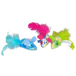MULTIPET Margaritaville Mice 3pk Cat Toy