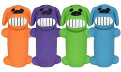 MULTIPET Minipet Latex Loofa Dog 5"