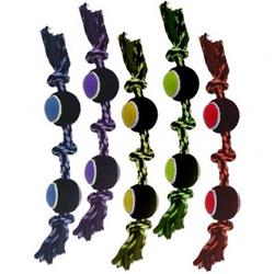 MULTIPET Nuts For Knots 3-Knot Rope w/Ball - 20 inch