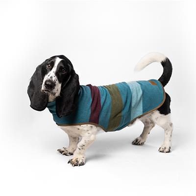 Pendleton Fleece Dog Vest - Cabin Stripe Shale