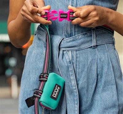 DOOG Neoprene Dog Leash 'Clip It' X-Large LADY (Neon)