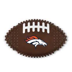DENVER BRONCOS HARD NYLON FOOTBALL CHEW TOY