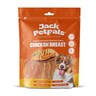 Jack PetPals Jerky Chicken Breast Dog Treats (12oz)