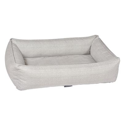 Taupe Herringbone Microvelvet Urban Lounger