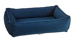 Navy Microvelvet Urban Lounger