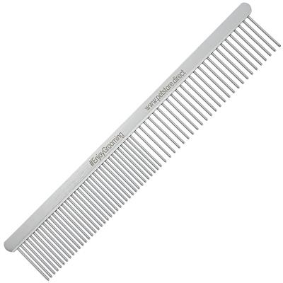 Limited Edition 5" Silver 50/50 Comb by PetStore.Direct