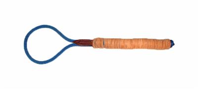 Throw & Tug Leather & Rope Interactive Dog Throw