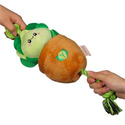 Lettuce Treat-and-Tug Dog Toy