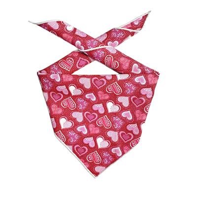 Valentine Bandana | Valentines Day Bandana | Dog Bandana |  Red Sparkle