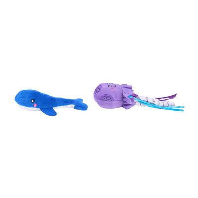 ZippyClaws® Mesh Mates 2-Pack - Jellyfish and Whale
