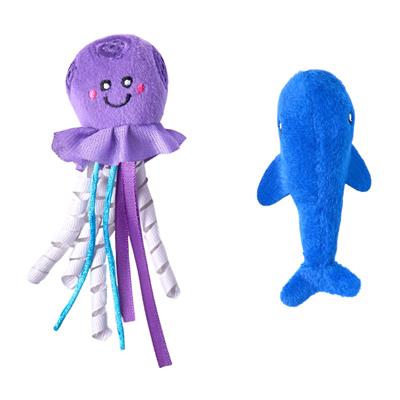 ZippyClaws® Mesh Mates 2-Pack - Jellyfish and Whale