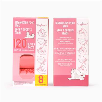 Poop  Bag — Strawberry Poop Bags 8pack